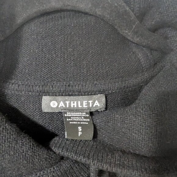 Athleta | Alpine Wool-Cashmere Hoodie Sweater In Black - Picture 4 of 15